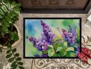 NEW New Hampshire Purple Lilac in Watercolor Doormat Front Door Mat Indoor Outdoor Rugs for Entryway, Non Slip Washable Low Pile, 18H X 27W